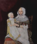 Portrait of Mrs. Elisabeth Freake and Her Daughter Mary