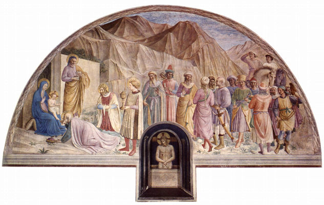 Ciclo de frescos en el monasterio dominico de San Marco en Florencia, escena 