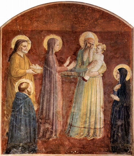 Ciclo de frescos en el monasterio dominico de San Marco en Florencia, escena 