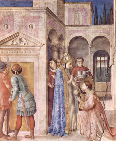 Cycle of frescoes of the life of Saint Stephen and Saint Lawrence, scene 