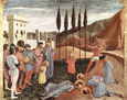 Altar Mayor de los Santos Cósme y Damián del monasterio dominici de San Marco en Florencia, predela, septima escena
