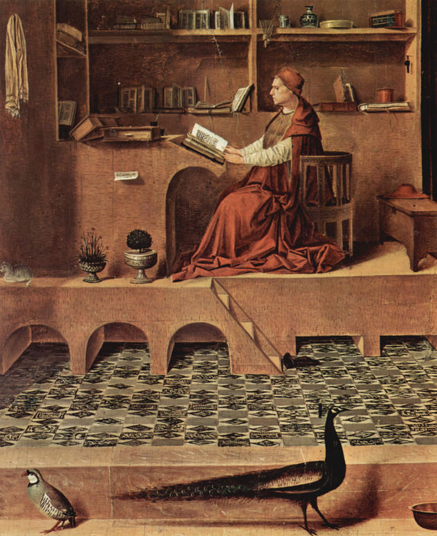 St. Jerome in His Study, Detail