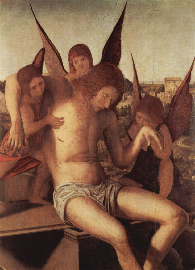 Pietà with Three Angels, Fragment
