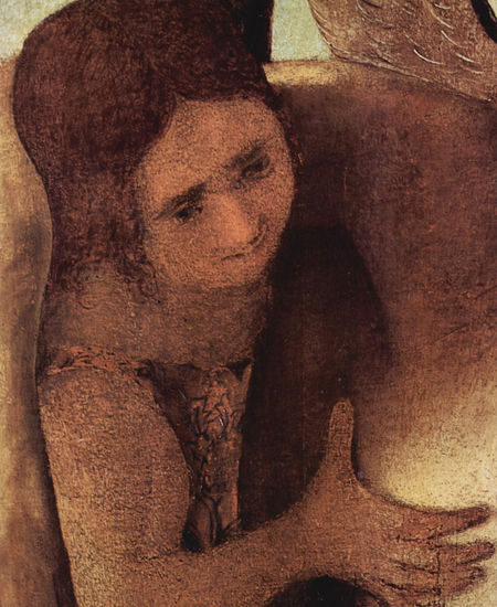 Pietà with Three Angels, Fragment, Detail 