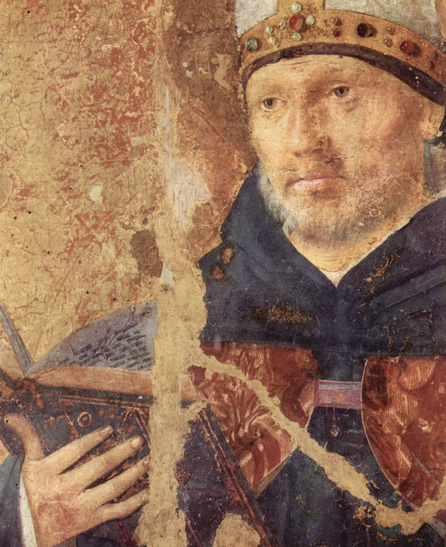 Polyptych of Saint Gregory, right panel, scene