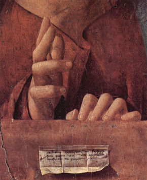 Salvator Mundi, Detail