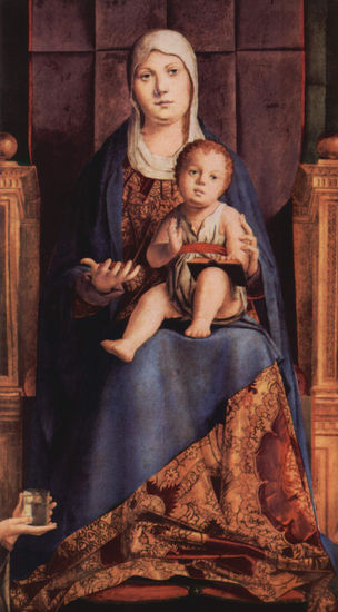 Madonna en el trono, Fragmento de la Pala de San Cassiano, Venecia 