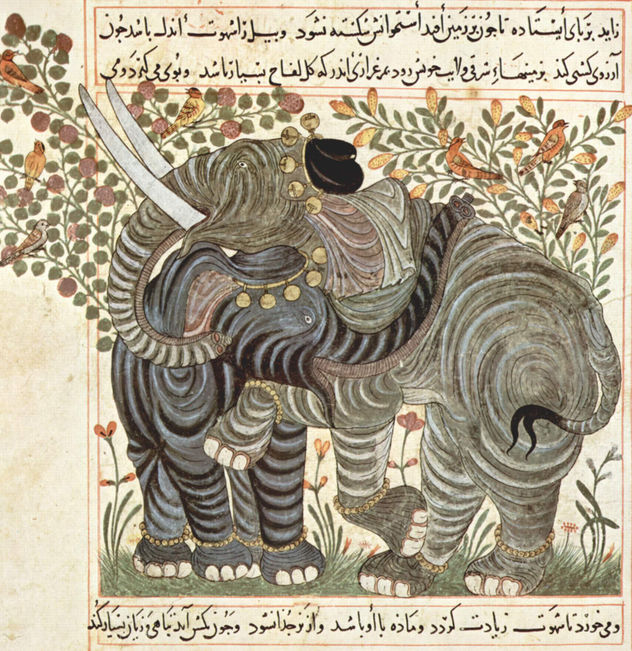Libro sobre la utilidad de los animales de Abû Sa'îd 'Ubayd Allâh ibn Bakhtîshû, escena