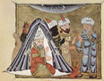 Maqâmât (Reuniones) de al-Harîrî, escena