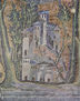 Mosaic of the Western Wall of the Great Mosque of Damascus, scene