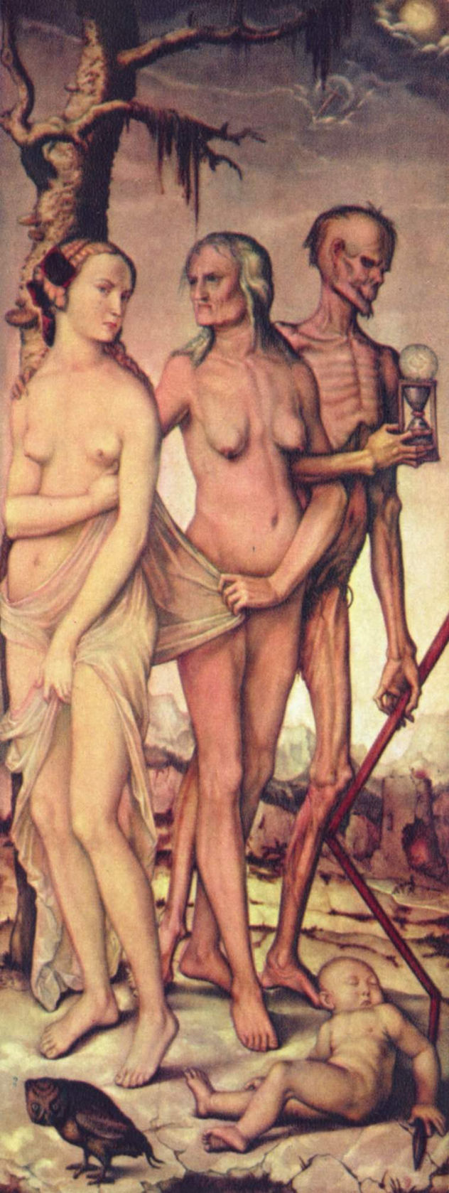 The stages of life and death