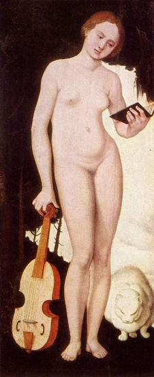 Woman with Cat (Allegory of Music?) 