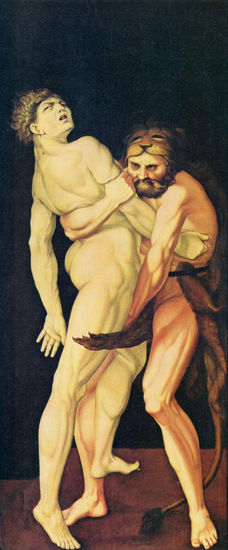 Hércules y Anteo 