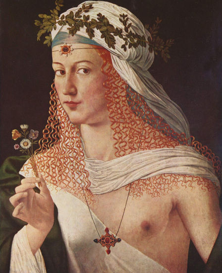 Courtesan (Portrait of Lucrezia Borgia?) 