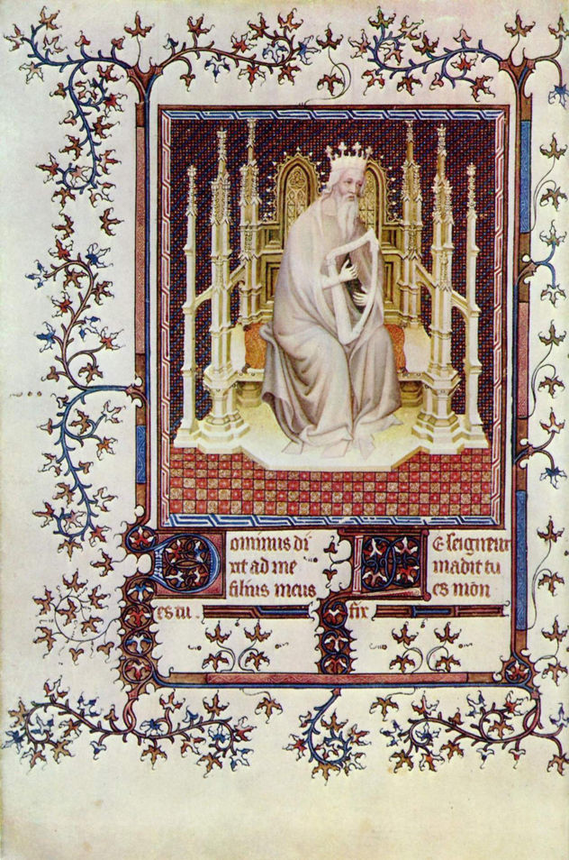 Psalter del duque Juan de Berry, escena