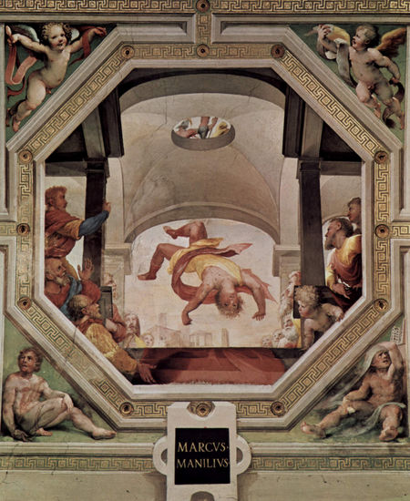 Ciclo de frescos alegóricos (Virtudes políticas) del Palazzo Pubblico en Siena, escena 