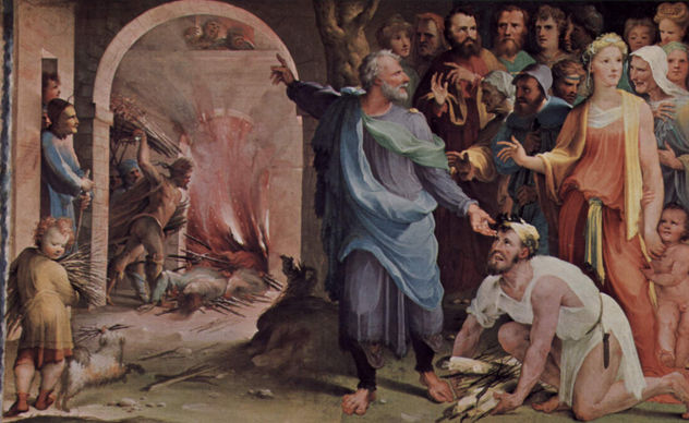 Ciclo de frescos alegóricos (Virtudes políticas) del Palazzo Pubblico en Siena, escena