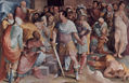 Ciclo de frescos alegóricos (Virtudes políticas) del Palazzo Pubblico en Siena, escena