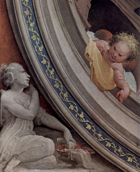 Ciclo de frescos alegóricos (Virtudes políticas) del Palazzo Pubblico en Siena, escena 