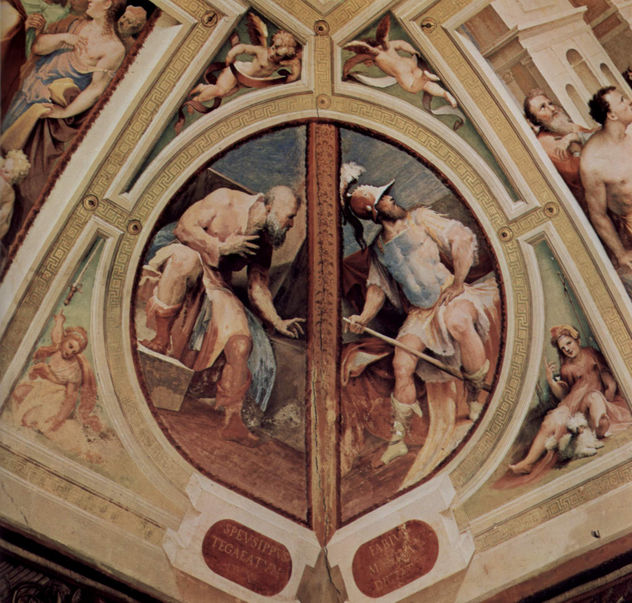Ciclo de frescos alegóricos (Virtudes políticas) del Palazzo Pubblico en Siena, escena