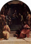 The mystical union of Saint Catherine of Siena with Christ