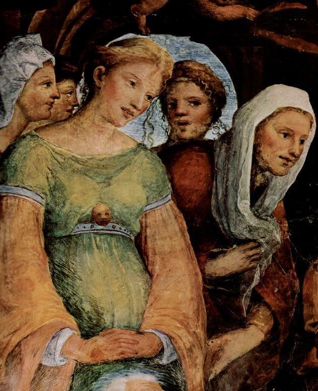 Frescos en el oratorio de San Benito en Siena, escena
