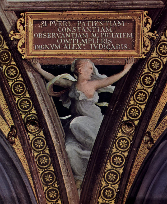 Ciclo de frescos en el antiguo Palazzo Bindi Segardi, escena