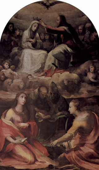 Coronation of Mary with Saints 