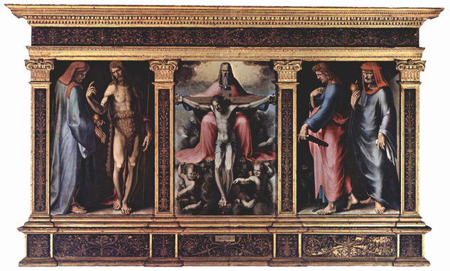 Triptych of the Trinity, left wing 