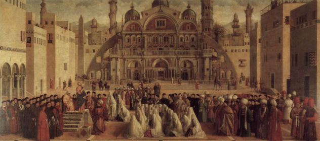 Saint Mark Preaching in Alexandria.