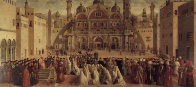 Saint Mark Preaching in Alexandria. 