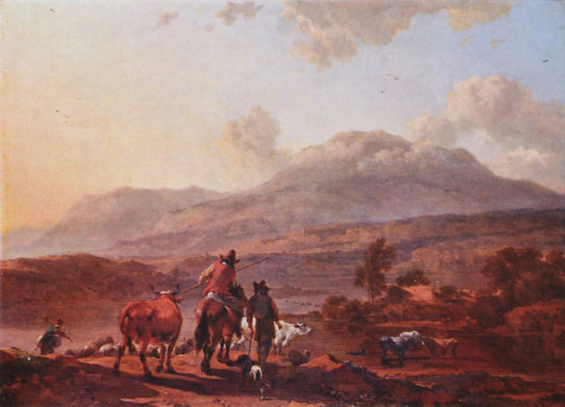 Italian Night Landscape