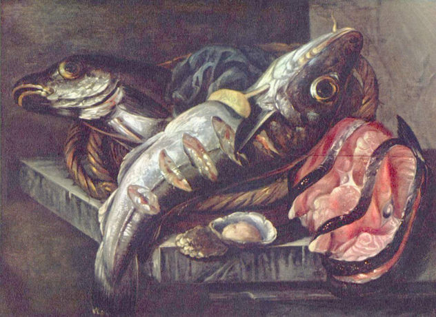 Naturaleza muerta con peces