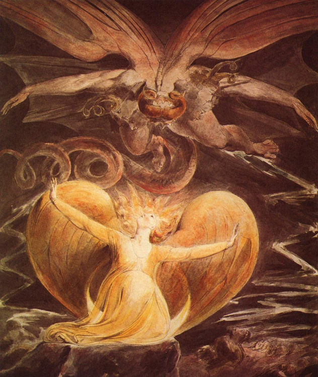 The Great Red Dragon and the Woman Clothed in Sun