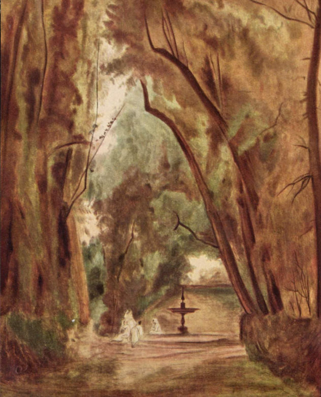 In the Park of Villa Borghese