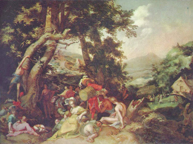 Landscape with Saint John the Baptist Preaching 