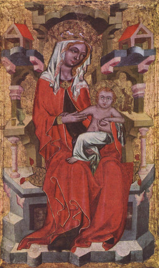 Thronende Madonna 