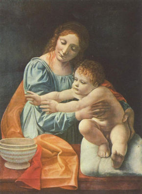 María con el niño