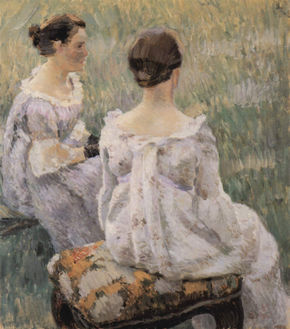 Two Ladies Sitting