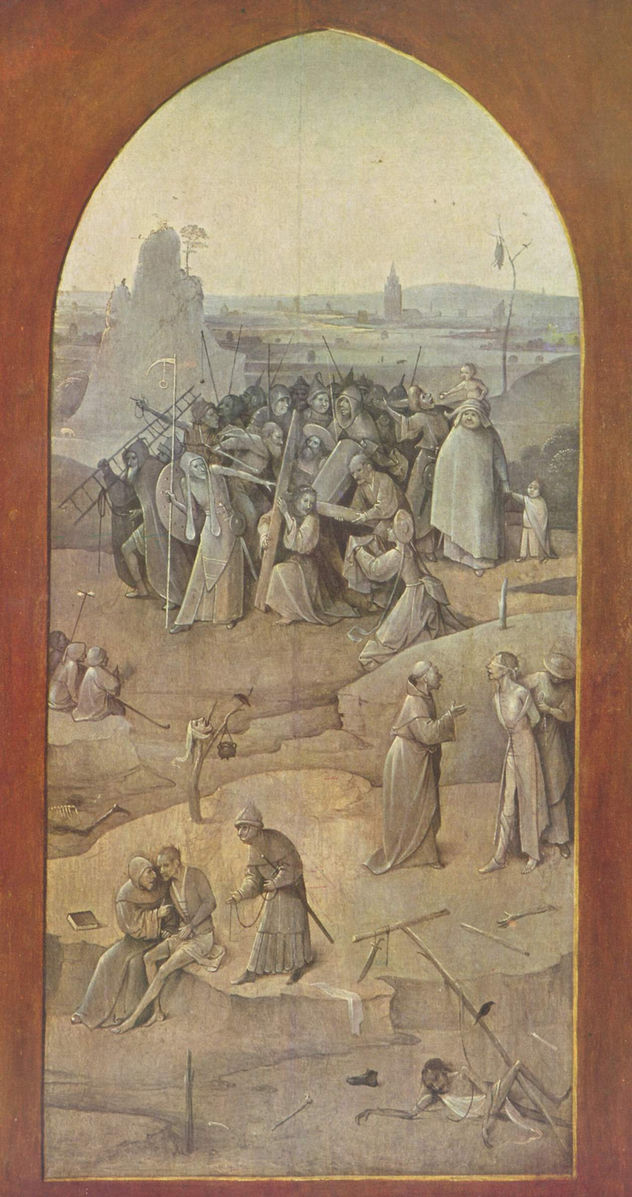 Altar de Antonius, tríptico cerrado, panel derecho