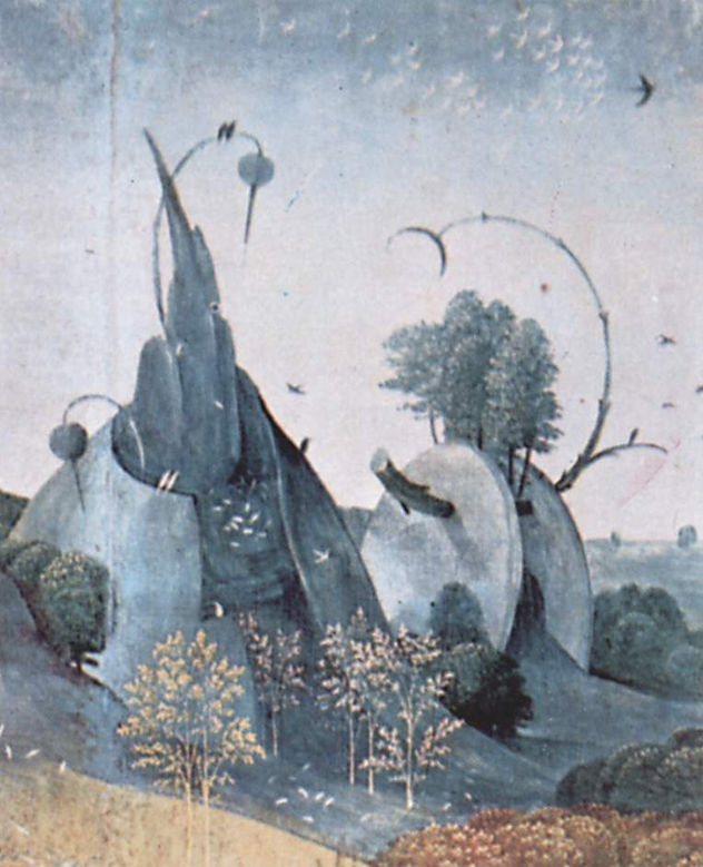 The Garden of Earthly Delights, Left Panel