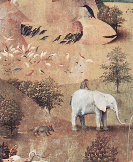 The Garden of Earthly Delights, Left Panel 