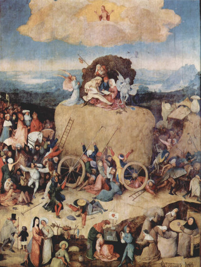 The Hay Wagon, Triptych, Central Panel 