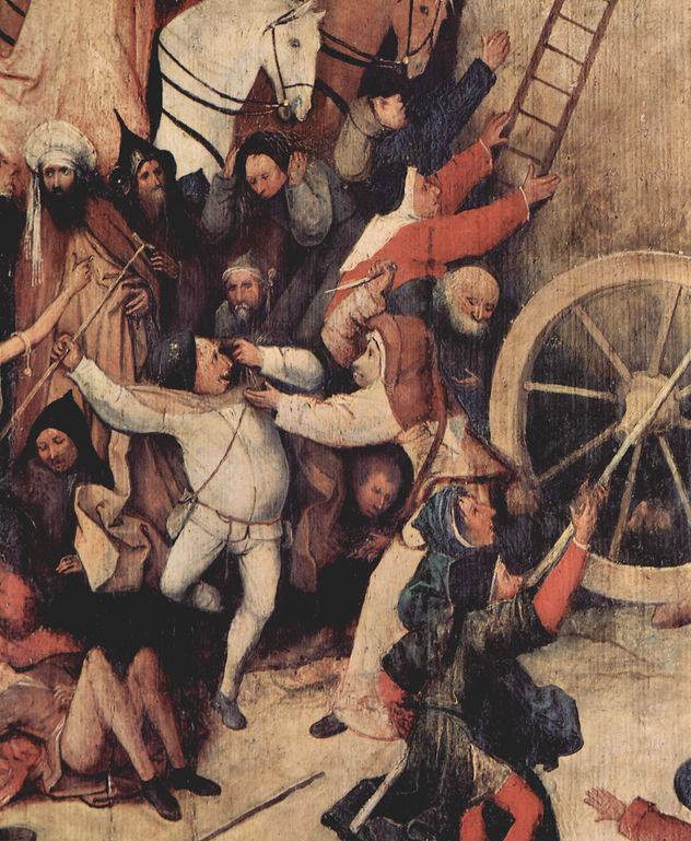 The Hay Wagon, Triptych, Central Panel
