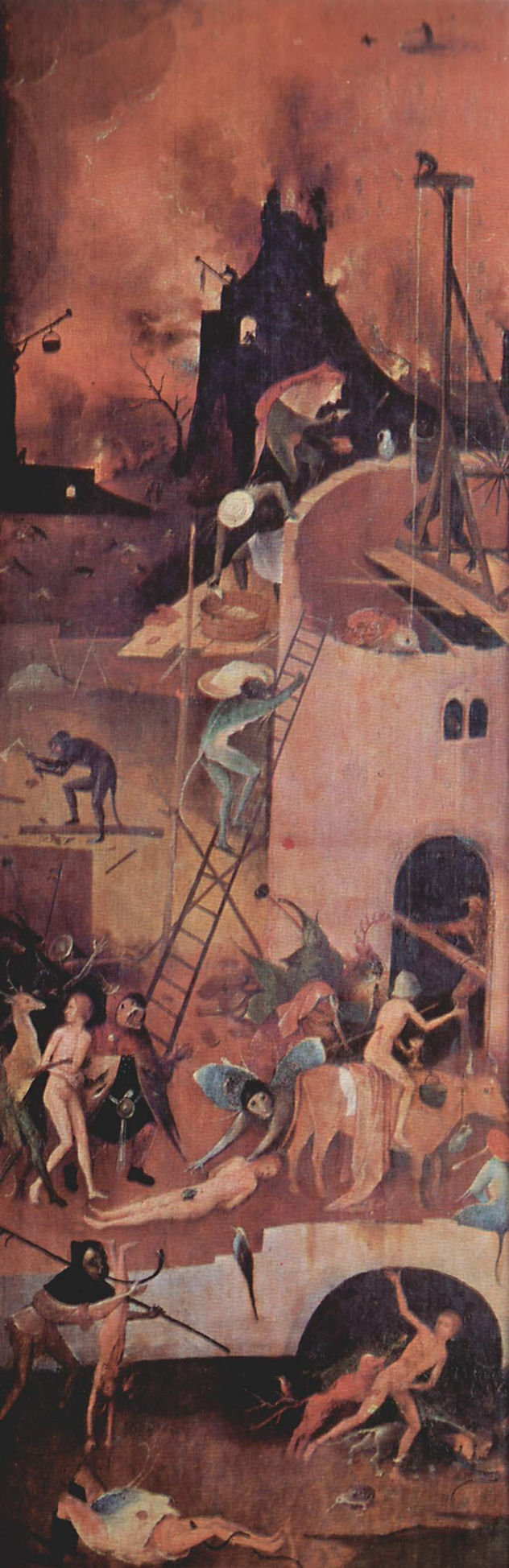 El carro de heno, trípticoo, panel derecho