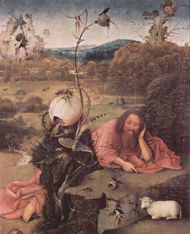 Juan Bautista meditando