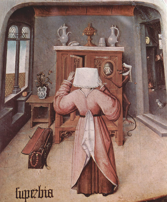 Table with the Scenes of the Seven Deadly Sins and the Four Last Things, Scene