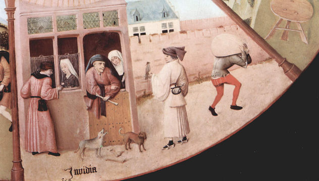 Table with the Scenes of the Seven Deadly Sins and the Four Last Things, Scene