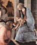 The Adoration of the Magi (London), detail