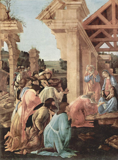 The Adoration of the Magi (Washington), detail 